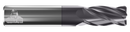 Gorilla 4 Flute Radius End TiALN Coated End Mills, Inch, Standard Performance, Made in USA