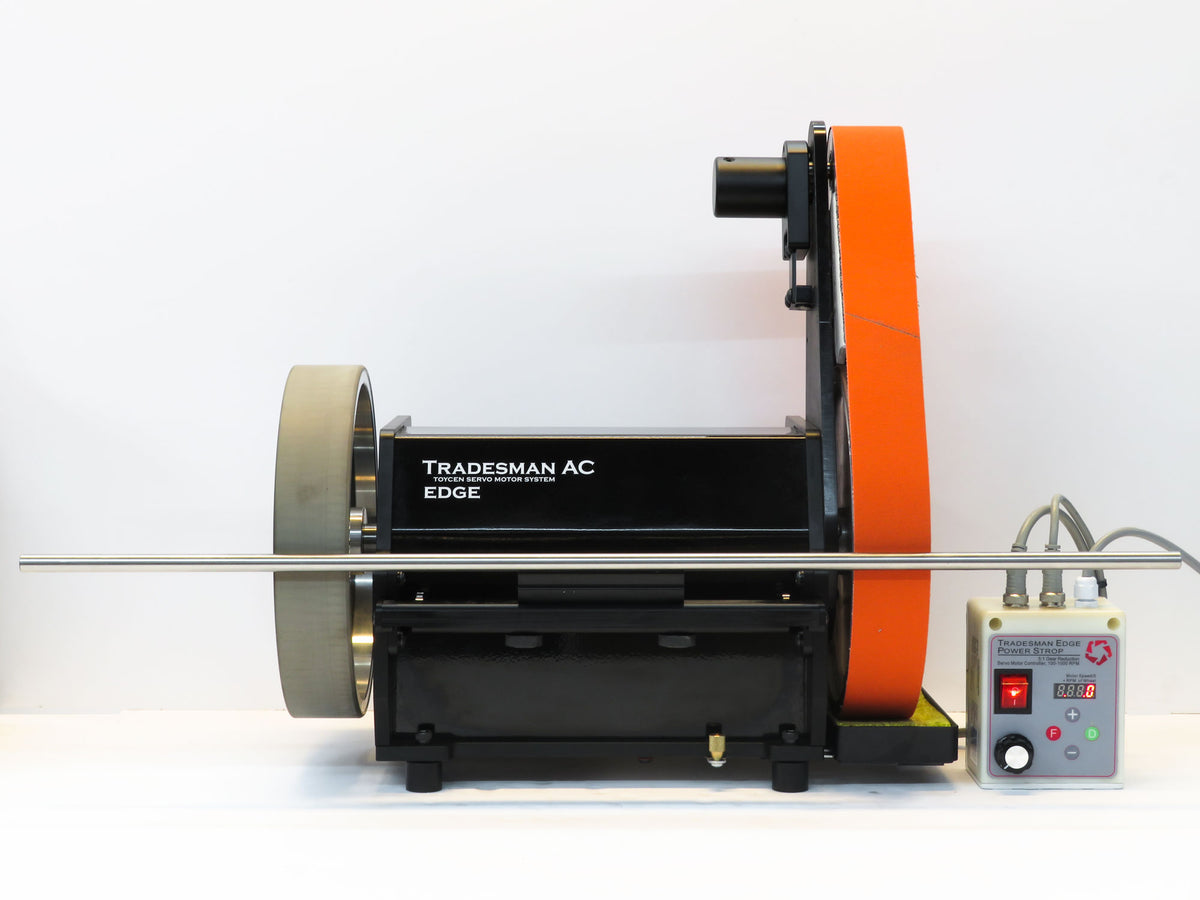Cuttermasters Tradesman Edge Apex – Ultimate Knife Sharpening System with Belt Over Wheel, T-ApexB1