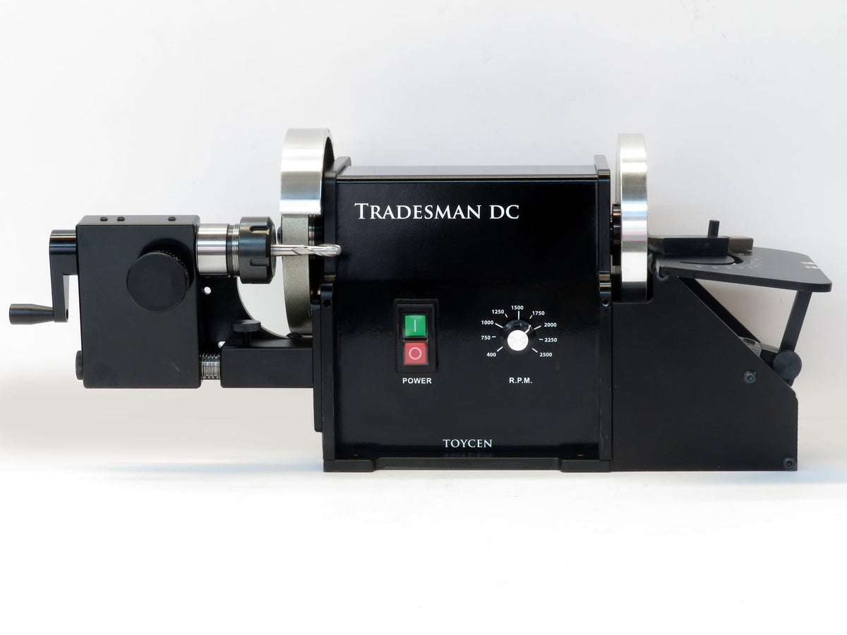 Cuttermaster Carbide Insert / Tool Bit Grinder (Accu-Finish-Style) with Neck Reduction Cut Off Attachment,  T6NCTBG