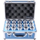 15 Pcs 1/8-1'' by 16ths 5C Precision Round Collets Hardened and Ground, 0200-0571