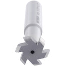 Northward HSS Convex Radius Cutter, R3/32, D7/8", 1/2" Shk, 6-Flute