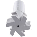 Northward HSS Concave Radius Cutter, R3/16, D1, 3/4" Shk, 6-Flute