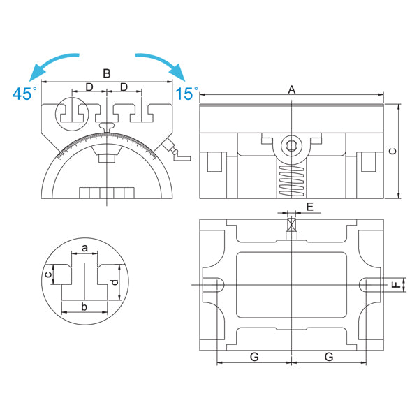 ADJUSTABLE ANGLE PLATE VP-380