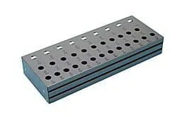 HUOT 1/2" to 1" by 64ths Silver & Deming Drills Cutting Tool Stand, 0001-1985