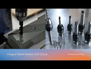 Precision Keyless Drill Chuck, Heavy-Duty with Integrated Shank, Titanium Jaws