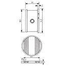Vertex Round Type Magnetic Plate VGD-08, 2015-151