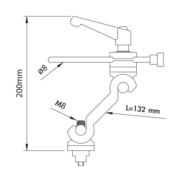 Vertex Universal Work Stopper VWS-123, 1002-105