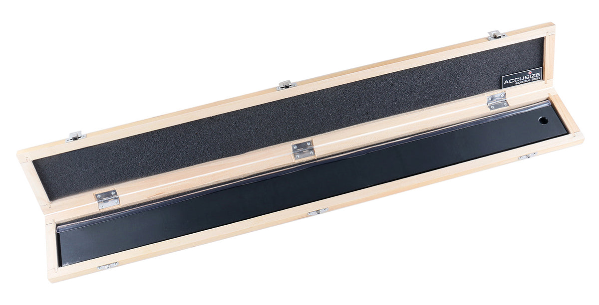24'' by 0.001'' Precision Draftsmen Steel Straight Edge, 0001-0024