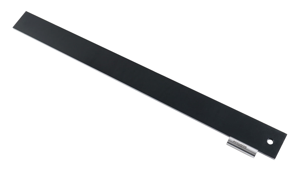 24'' by 0.001'' Precision Draftsmen Steel Straight Edge, 0001-0024