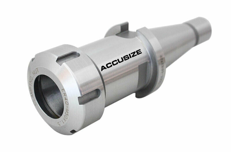 5Ps ISO40 Supports pour pinces ER40, avec filetage 5/8"-11, Longueur : 100mm, #0536 -0004x5