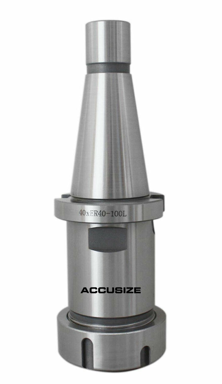 5Ps ISO40 Supports pour pinces ER40, avec filetage 5/8"-11, Longueur : 100mm, #0536 -0004x5