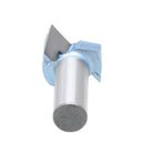 Accusize Industrial Tools 1/2" Shk Dia x 1" Cutting Dia Double Flute Carbide Tipped Bottom Cleaning (Surface Planing) Router Bit, 0012-0001