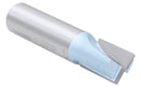 Accusize Industrial Tools 1/2" Shk Dia x 1/2" Cutting Dia Double Flute Carbide Tipped Bottom Cleaning (Surface Planing) Router Bit, 0012-0012