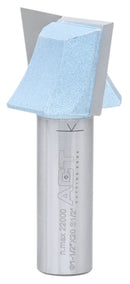 Accusize Industrial Tools 1/2" Shk Dia x 1-1/2" Cutting Dia Double Flute Carbide Tipped Bottom Cleaning (Surface Planing) Router Bit, 0012-0112