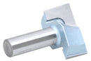 Accusize Industrial Tools 1/2" Shk Dia x 1-1/2" Cutting Dia Double Flute Carbide Tipped Bottom Cleaning (Surface Planing) Router Bit, 0012-0112