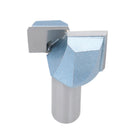 Accusize Industrial Tools 1/2" Shk Dia x 1-1/4" Cutting Dia Double Flute Carbide Tipped Bottom Cleaning (Surface Planing) Router Bit, 0012-0114