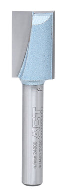 Accusize Industrial Tools 1/4" Shk Dia x 1/2" Cutting Dia Double Flute Carbide Tipped Bottom Cleaning (Surface Planing) Router Bit, 0014-0012