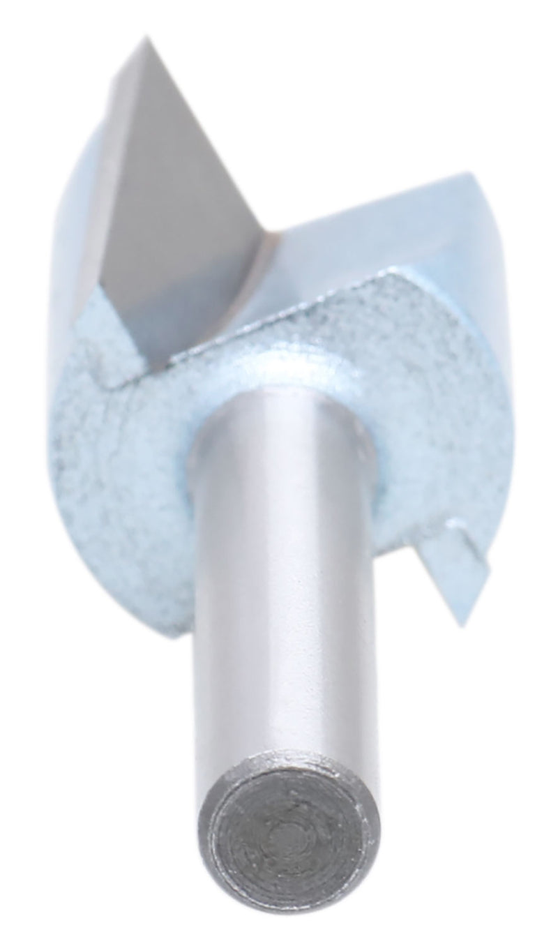 Accusize Industrial Tools 1/4" Shk Dia x 3/4" Cutting Dia Double Flute Carbide Tipped Bottom Cleaning (Surface Planing) Router Bit, 0014-0034