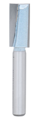 Accusize Industrial Tools 1/4" Shk Dia x 3/8" Cutting Dia Double Flute Carbide Tipped Bottom Cleaning (Surface Planing) Router Bit, 0014-0038