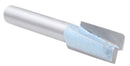 Accusize Industrial Tools 1/4" Shk Dia x 3/8" Cutting Dia Double Flute Carbide Tipped Bottom Cleaning (Surface Planing) Router Bit, 0014-0038
