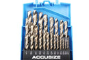 21 Piece ANSI Jobber Drill Set, M35(HSS+5% COBALT), 135-Degree Split Point, 1/16-3/8",