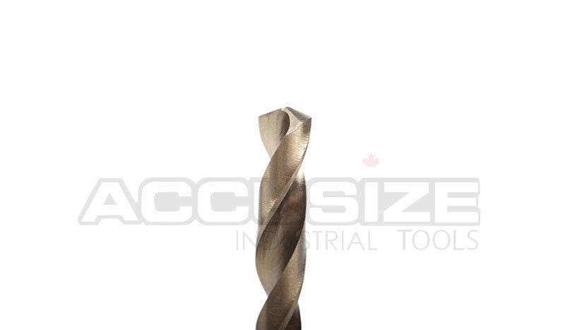 Jeu de 21 forets ANSI Jobber, M35 (HSS +5% COBALT), pointe fendue de 135 degrés, 1/16-3/8", #0021 -0200