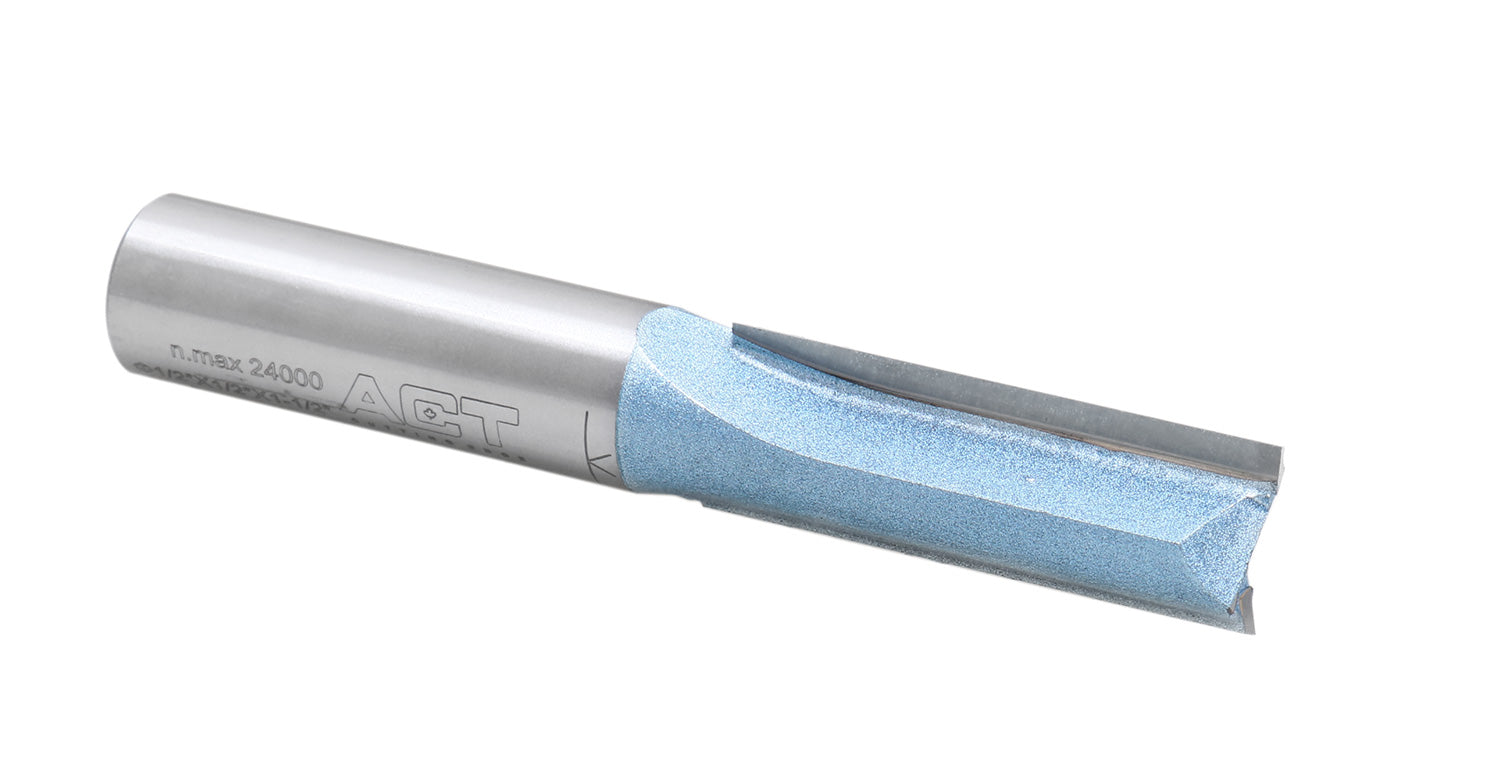 Double Flute Extra Long Straight Router Bit with 1/2