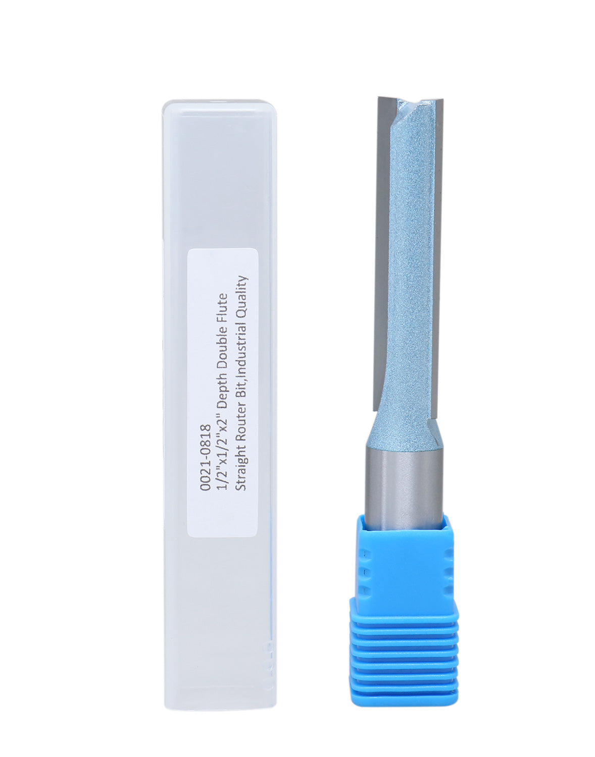 Double Flute Extra Long Straight Router Bit with 1/2" Shank, Industrial Quality