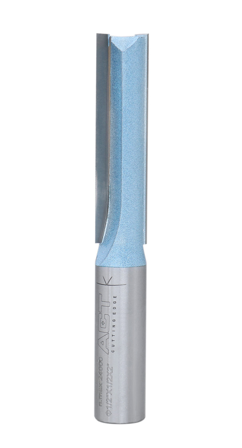 Double Flute Extra Long Straight Router Bit with 1/2