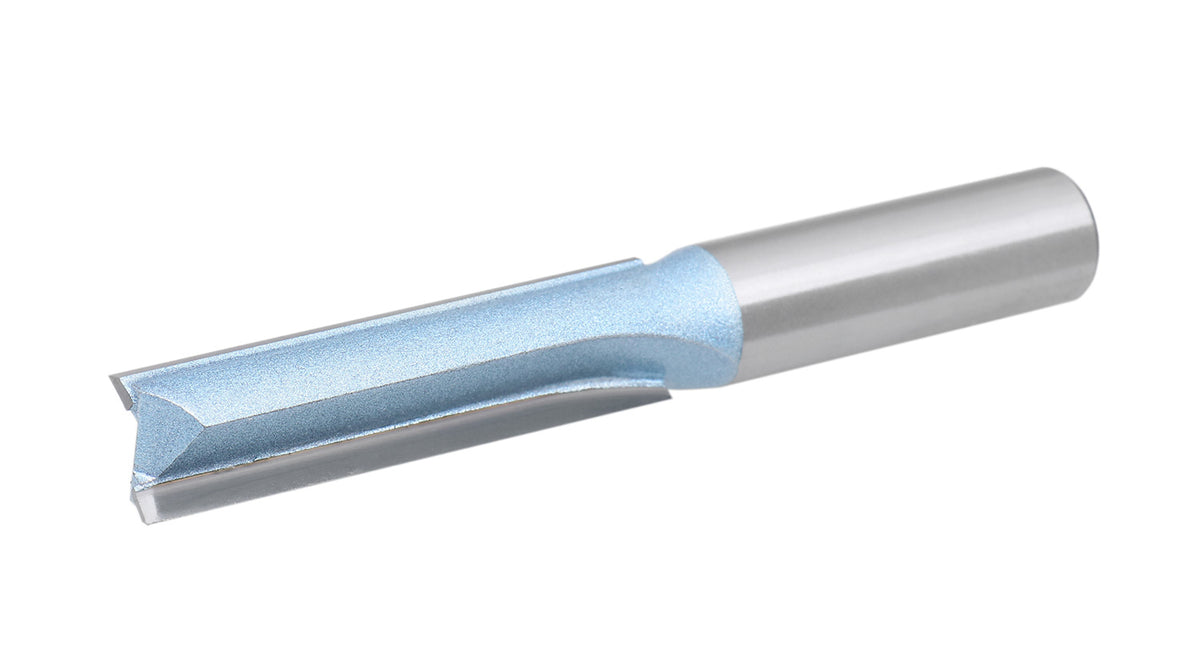 Double Flute Extra Long Straight Router Bit with 1/2" Shank, Industrial Quality