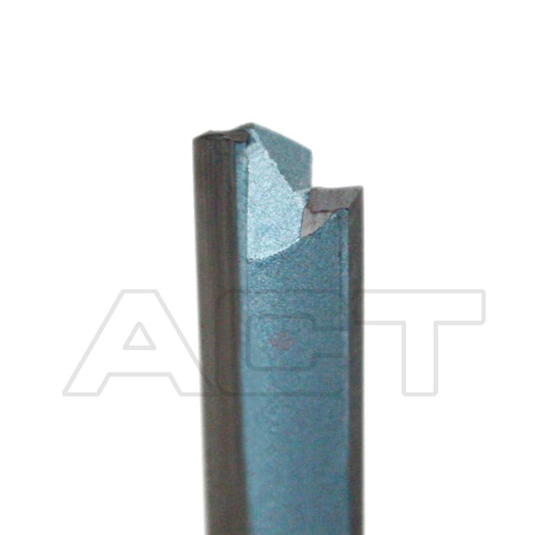Double Flute Extra Long Straight Router Bit with 1/2" Shank, Industrial Quality