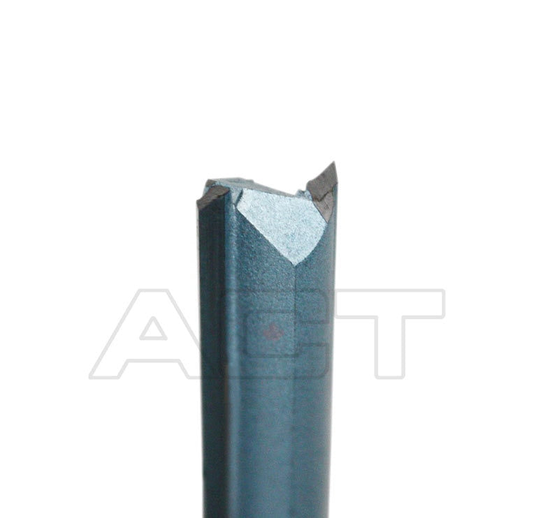 Double Flute Extra Long Straight Router Bit with 1/2" Shank, Industrial Quality