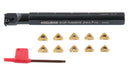 3/4'' Shank Indexable Thread Tool Set, 12Pcs Un Internal Thread Right, 0028-0284