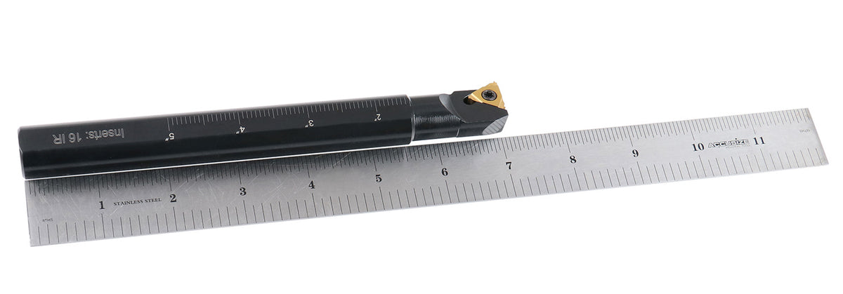 3/4'' Shank Indexable Thread Tool Set, 12Pcs Un Internal Thread Right, 0028-0284