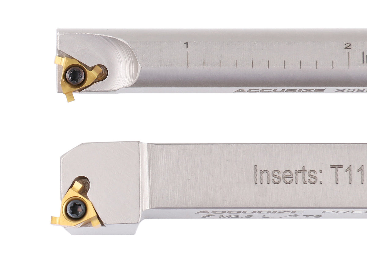 1/2'' Shank, 2Pcs/Set Indexable Groove Tools, 0028-1230