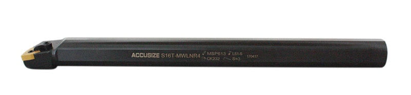 S-MWLN Barres d'alésage robustes avec insert WNMG 43 (corps en oxyde), droite et gauche