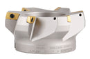 75 Degree Indexable Face Mill with 6 Pcs Apkt1604 Carbide Inserts, 4'' Cutting Diameter by 1-1/2'' Arbor Hole, 0028-2603