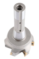 3 inch Cutting Diameter x 6-1/4'' Oal 90 Degree R8 Shank Indexable End Mill with 6 Apkt1604 Carbide Inserts, 0028-6908