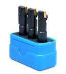 0046-0510, 3 PCS Jeu de fraises amovibles miniatures à tige 1/2"