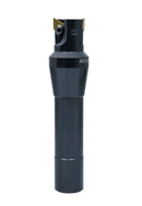 1'' Carbide Indexable End Mill, R8 Shank, 2 Flute, with Tpg22 Inserts, 0046-0915