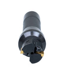 1'' Carbide Indexable End Mill, R8 Shank, 2 Flute, with Tpg22 Inserts, 0046-0915