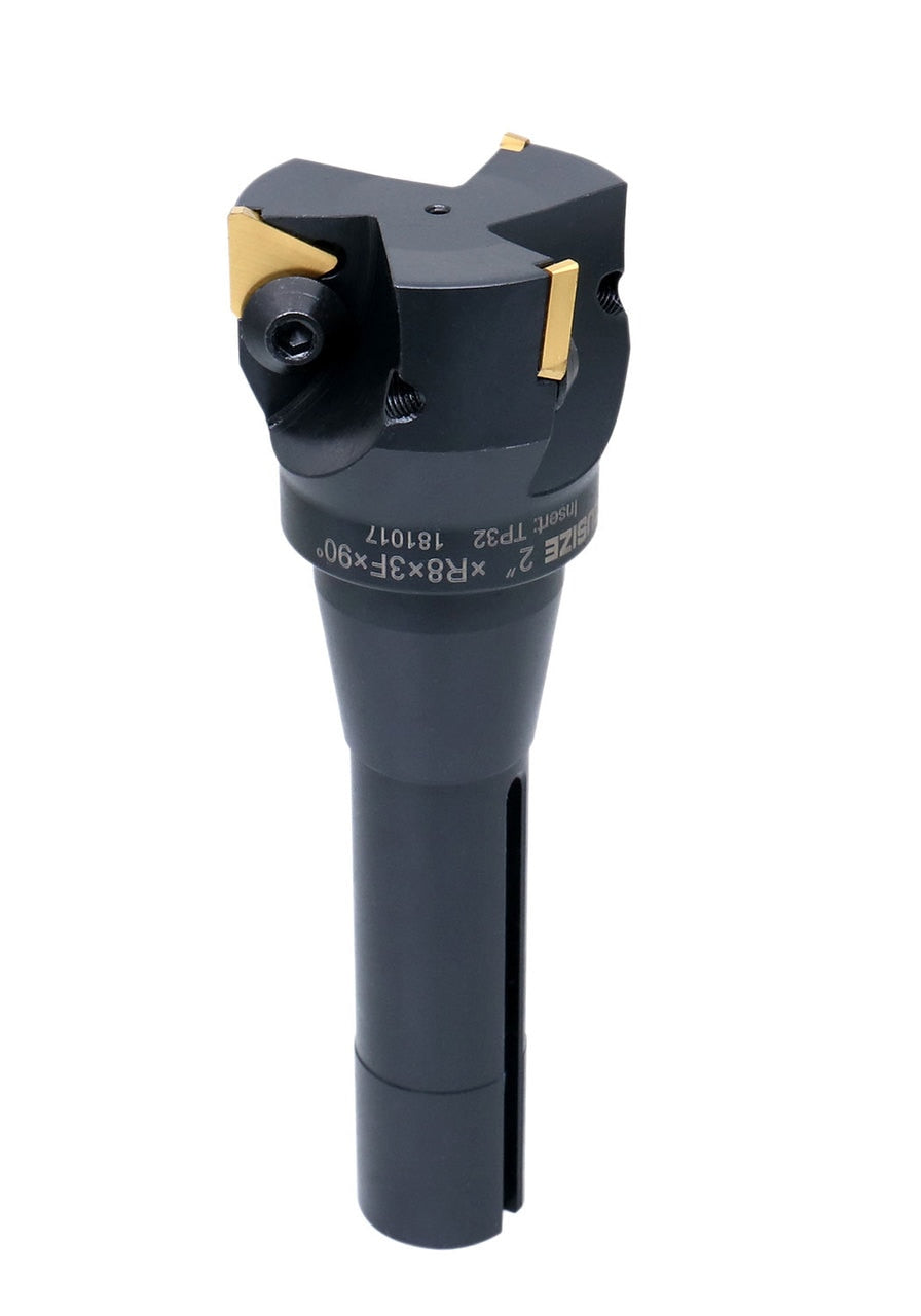R8 Shank Carbide Indexable End Mill