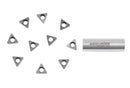 TNMG332, Inserts en carbure, revêtus d'étain, 10 pièces/Set