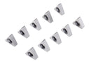 TNMG332, Inserts en carbure, revêtus d'étain, 10 pièces/Set