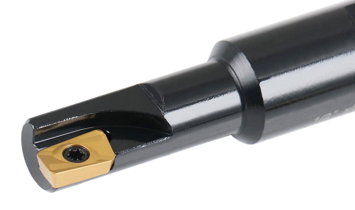 1/2" 90 Deg Square Shoulder Indexable End Mill plus 11 APKT11T308 Carbide Inserts, #0056-0913+0056-1130