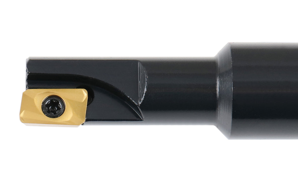 1/2" 90 Deg Square Shoulder Indexable End Mill plus 11 APKT11T308 Carbide Inserts, #0056-0913+0056-1130