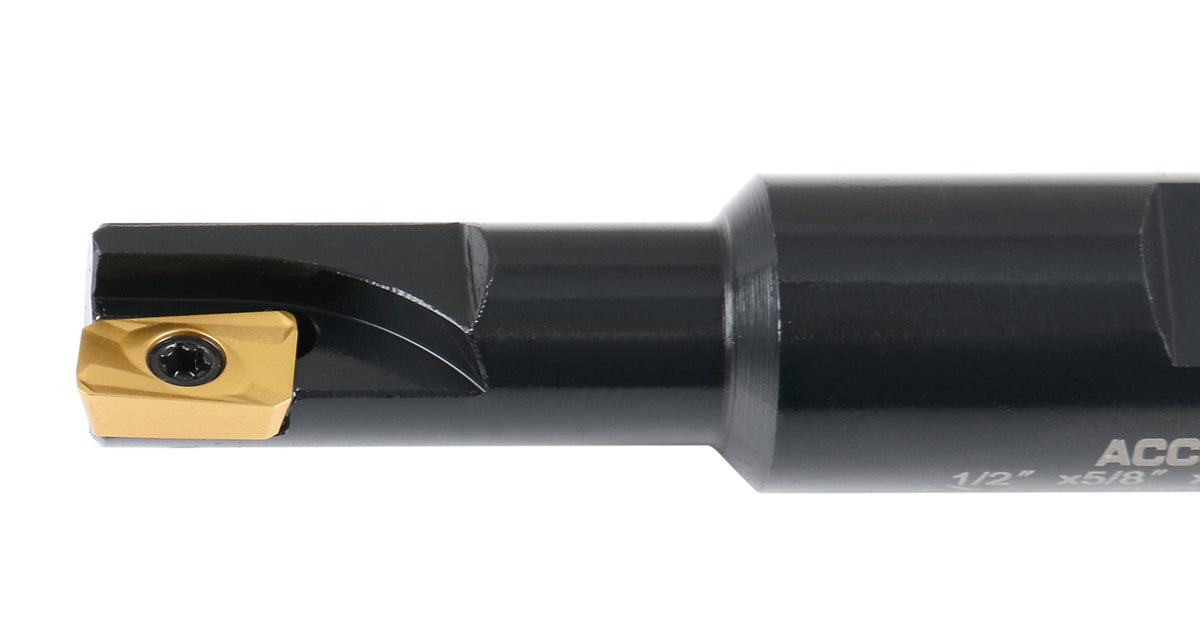 1/2" 90 Deg Square Shoulder Indexable End Mill plus 11 APKT11T308 Carbide Inserts, #0056-0913+0056-1130