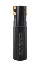 1" 90 Deg Square Shoulder Indexable End Mill plus 12 APKT1604 Carbide Inserts,