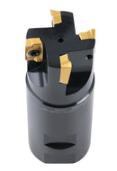 90 Degree Square Shoulder Indexable End Mill w/ Carbide APKT Inserts