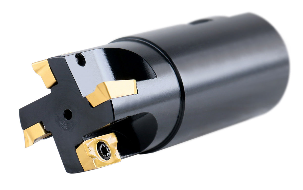 Fraise à extrémité indexable à épaulement carré 90 degrés avec inserts en carbure APKT